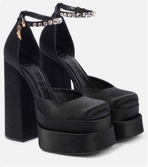 versace hakken platform|Versace platform pumps.